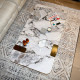 Table basse SALVADOR - Mabre blanc Calacatta & Laiton verni
