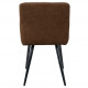 Fauteuil CUCCI - Cuir brun Soft Touch