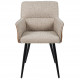 Fauteuil CUCCI - Cuir brun Soft Touch