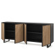 Buffet bas TATAOUI - Black & Oak