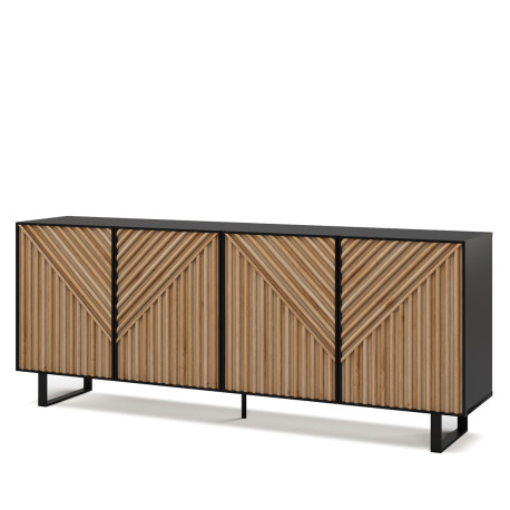 Buffet bas TATAOUI - Black & Oak