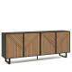 Buffet bas TATAOUI - Black & Oak