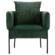 Fauteuil AYUNI - Velours côtelé - Vert Emeraude