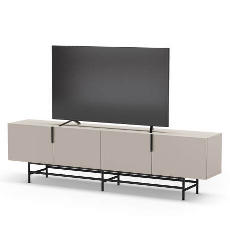 Meuble TV VINTARA - Crème - 200 cm