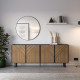 Buffet bas TATAOUI - Black & Oak