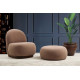 Fauteuil CAPSULO - Cappuccino Bouclette