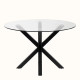 Table à manger DAMY - Black - 120 cm