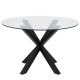 Table à manger DAMY - Black - 120 cm