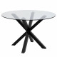 Table à manger DAMY - Black - 120 cm