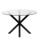 Table à manger DAMY - Black - 120 cm