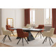 Table à manger extensible LIXIA - 140 à 200 cm - Carrara