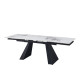 Table à manger extensible LIXIA - 140 à 200 cm - Carrara