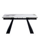 Table à manger extensible LIXIA - 140 à 200 cm - Carrara