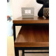 Duo de tables MYHA - Bois de Noyer d'Amérique