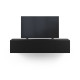 Meuble TV suspendu - KALINA - Black