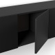 Meuble TV suspendu - KALINA - Black