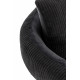 Fauteuil AYUNI - Velours côtelé - Black
