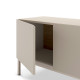 Meuble TV QUENOR - Crème & Chêne - 180 cm