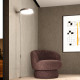 Fauteuil NUMA - Fauteuil pivotant - Tweed Aubergine