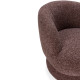 Fauteuil NUMA - Fauteuil pivotant - Tweed Aubergine