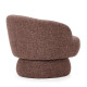 Fauteuil NUMA - Fauteuil pivotant - Tweed Aubergine