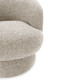 Fauteuil NUMA - Fauteuil pivotant - Tweed Aubergine