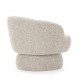 Fauteuil NUMA - Fauteuil pivotant - Tweed Aubergine