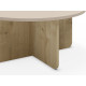 Table basse NOLI - Chêne & Crème