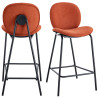 Tabouret OZAO - Toile Terraccota