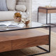 Table basse FLORENCE - Noyer
