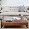 Table basse FLORENCE - Noyer