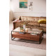 Table basse FLORENCE - Noyer