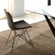 Chaise SANTY cuir Chocolat