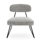 Fauteuil LIXIE - Tweed Gris