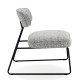 Fauteuil LIXIE - Tweed Gris