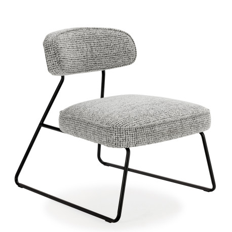 Fauteuil LIXIE - Tweed Gris