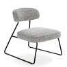Fauteuil LIXIE - Tweed Gris