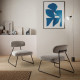 Fauteuil LIXIE - Tweed Gris
