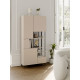 Étagère à rangements SHANY - Taupe