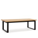 Table à manger MORONI - Chêne massif - 220 cm
