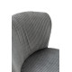Chaise VANA - Toile côtelée grise