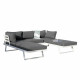 Salon outdoor MILOS modulable - Aluminium blanc