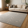 Tapis AZAYU Gris - Dimensions au choix