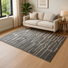 Tapis AZAYU Gris Anthracite - Dimensions au choix