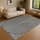 Tapis LOOPY Gris - Dimensions au choix