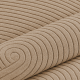 Tapis RADIAL Taupe - Dimensions au choix