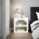 Table de chevet CUEVA - Blanc