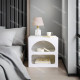 Table de chevet CUEVA - Blanc