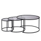 Trio de tables gigognes OCTAVE - Black
