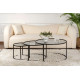 Trio de tables gigognes OCTAVE - Black